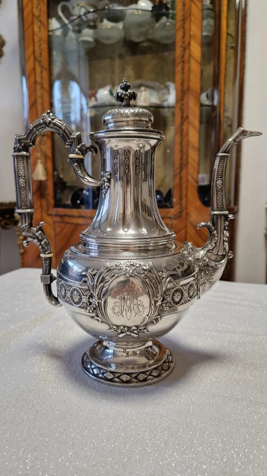 Service en Argent massif, Minerve, Orfèvre Henri Soufflot