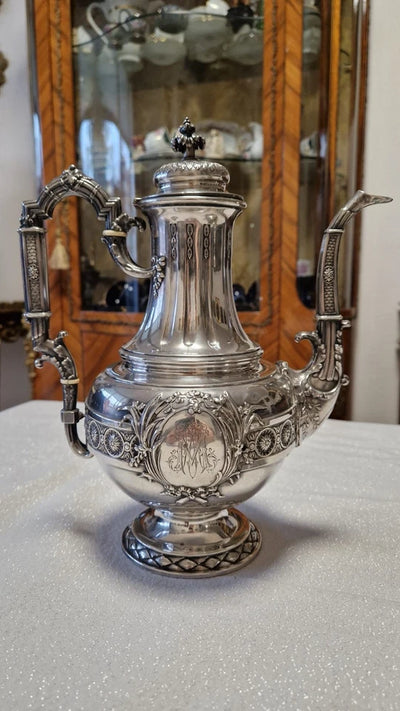 Service en Argent massif, Minerve, Orfèvre Henri Soufflot