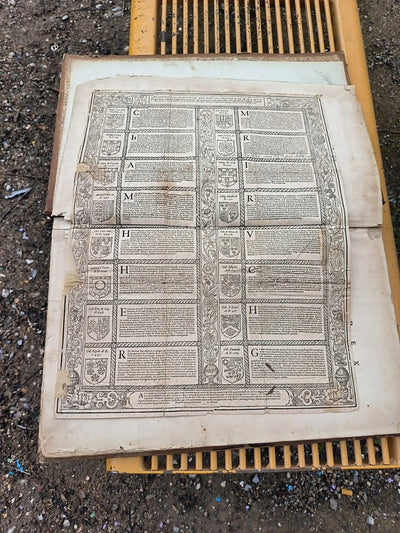 Livre Ancien Geographie Ancienne Sacré Et Profane Xviieme - 1652