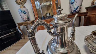 Service en Argent massif, Minerve, Orfèvre Henri Soufflot