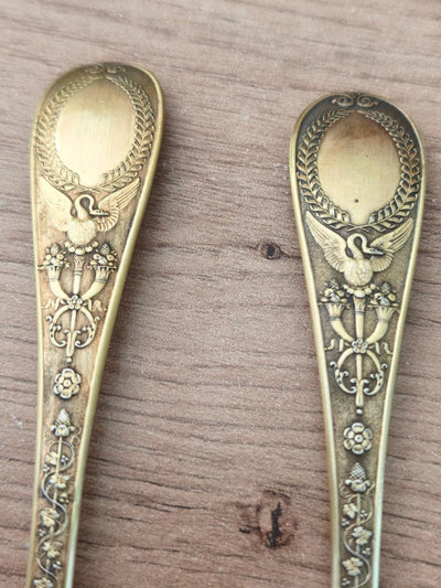 Coffret De Couvert Dit Joséphine Poinçoinné Au Vieillard, Argent Empire