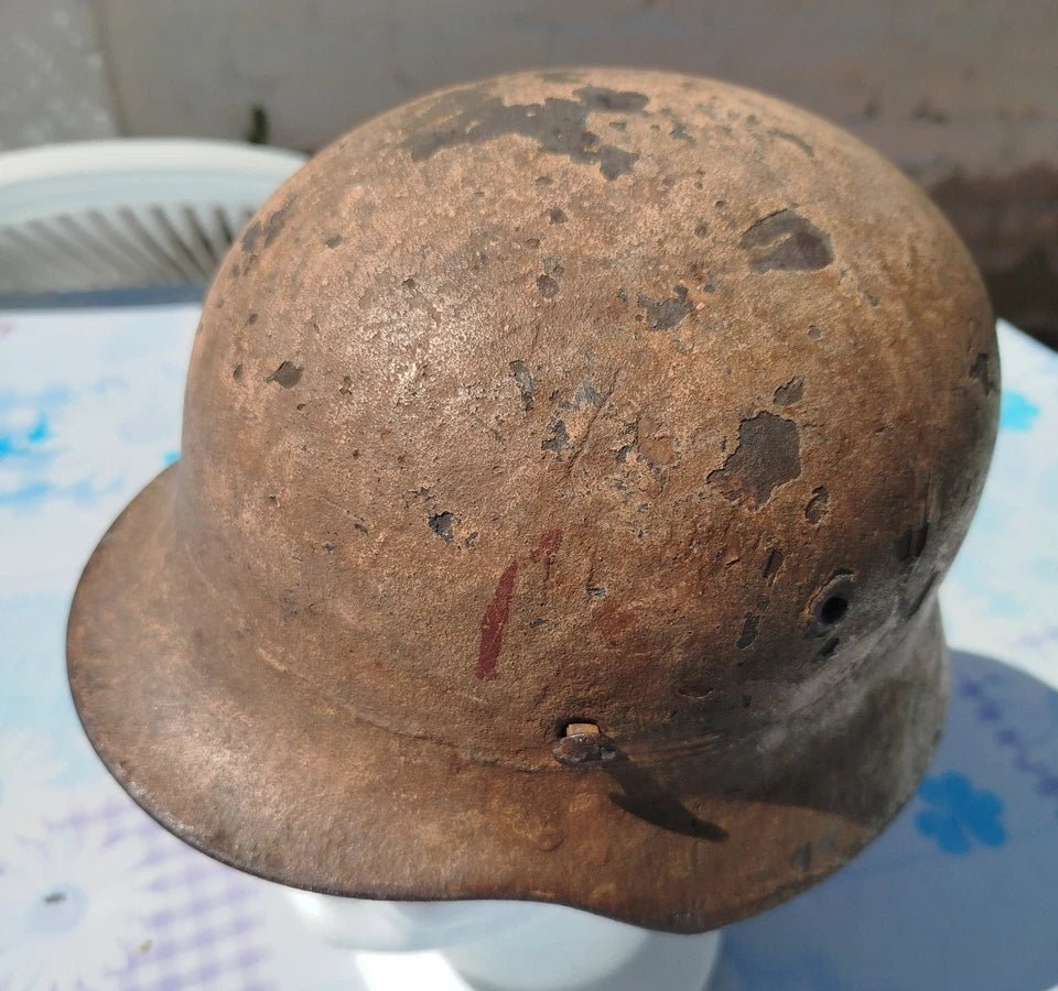 Casque Militaire Ww2 Stahlhelm Sable Afrikakorps Ak Luftwaffe