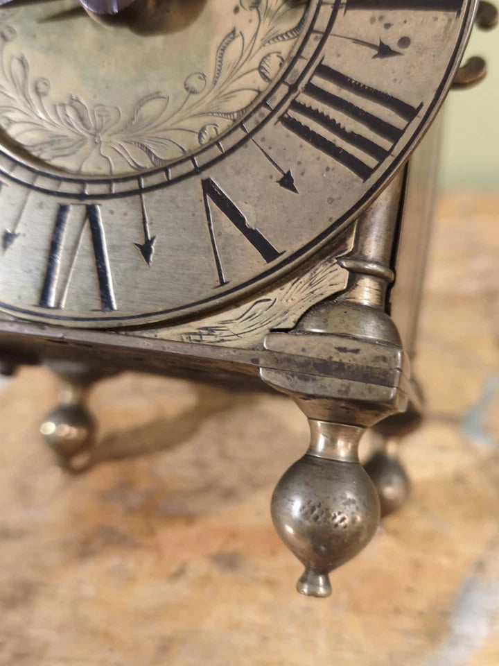 Mouvement Horloge Pendule Réveil Lanterne En Laiton À Cloche 18ème - 19ème