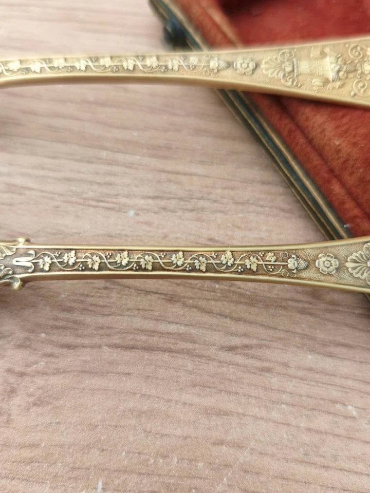 Coffret De Couvert Dit Joséphine Poinçoinné Au Vieillard, Argent Empire