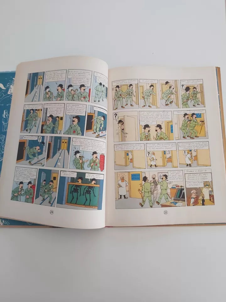 Ancienne bd tintin objectif lune 1953