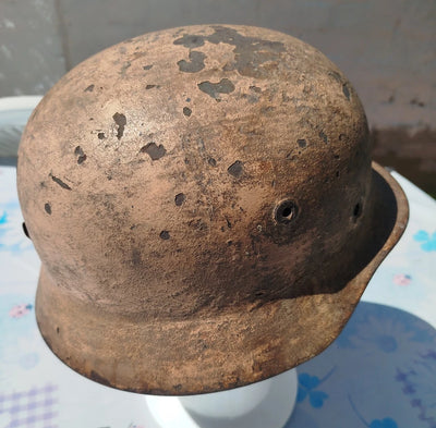 Casque Militaire Ww2 Stahlhelm Sable Afrikakorps Ak Luftwaffe