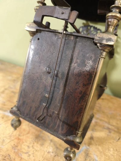 Mouvement Horloge Pendule Réveil Lanterne En Laiton À Cloche 18ème - 19ème