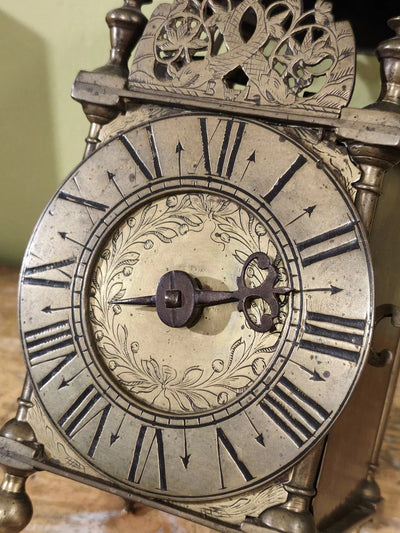 Mouvement Horloge Pendule Réveil Lanterne En Laiton À Cloche 18ème - 19ème