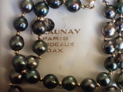 Collier Maison RAMBAUD Paris Perles de Tahiti +PERLES en OR 18 CARATS