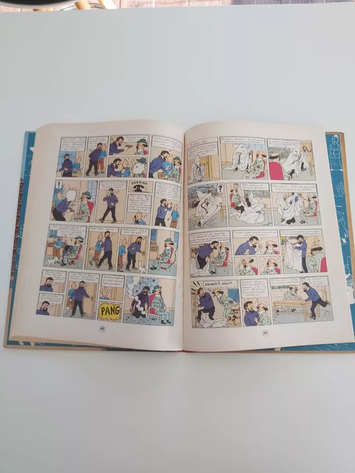 Ancienne bd tintin objectif lune 1953