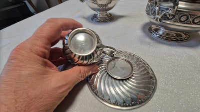Service en Argent massif, Minerve, Orfèvre Henri Soufflot