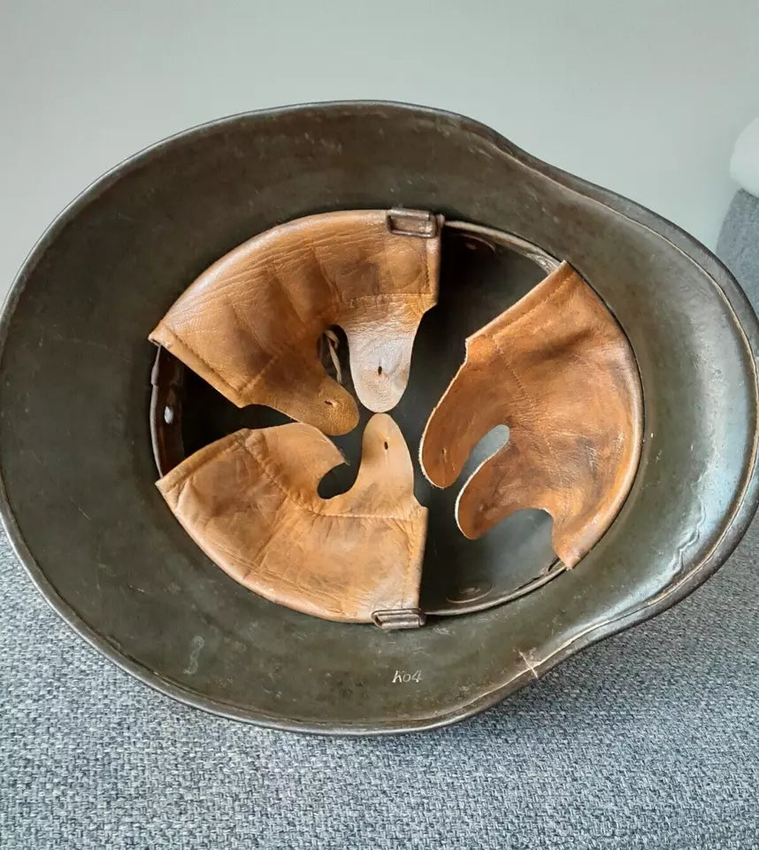 Casque Allemand Stahlhelm Modèle 18 Ww1 No Casque Pointe Prussien