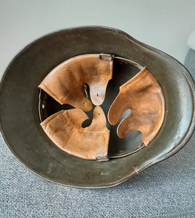 Casque Allemand Stahlhelm Modèle 18 Ww1 No Casque Pointe Prussien