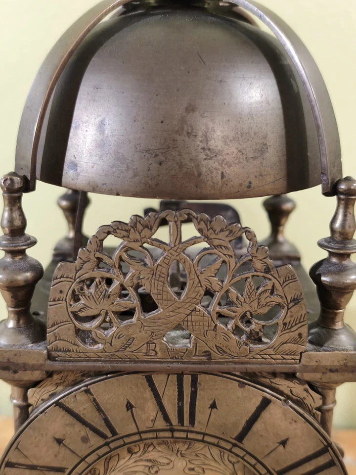 Mouvement Horloge Pendule Réveil Lanterne En Laiton À Cloche 18ème - 19ème