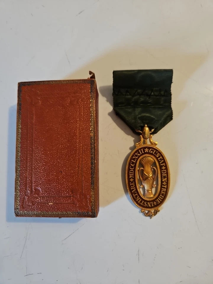Medaille Ordre De Vasa. Suède. Or