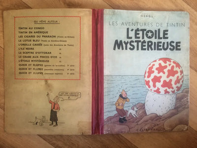 Bd Tintin Eo A18 Etoile Mysterieuse 1942
