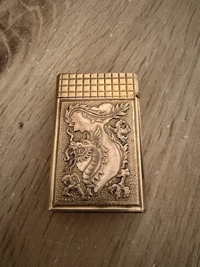 Briquet S.T. Dupont Drago Paris 5e Bataillon Thai Indochine Essence