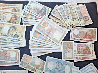 Lot De 190 Billets ( Banknotes) , France Et Monde,