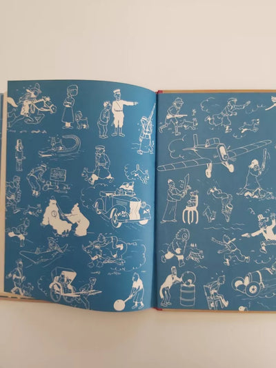 Ancienne bd tintin objectif lune 1953