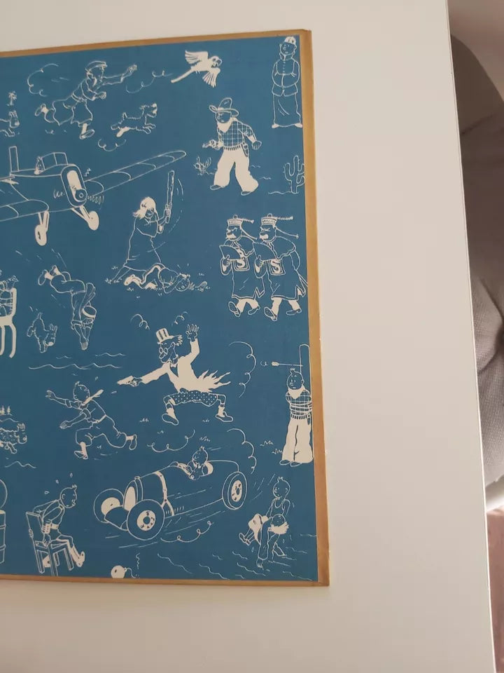 Ancienne bd tintin objectif lune 1953