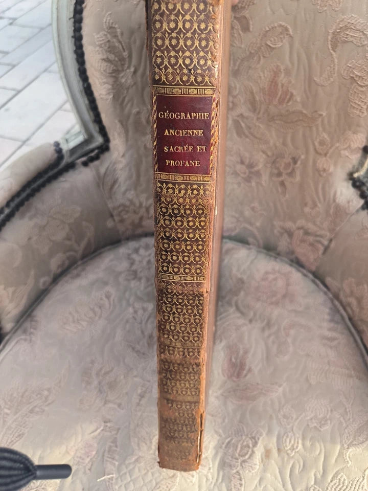 Livre Ancien Geographie Ancienne Sacré Et Profane Xviieme - 1652