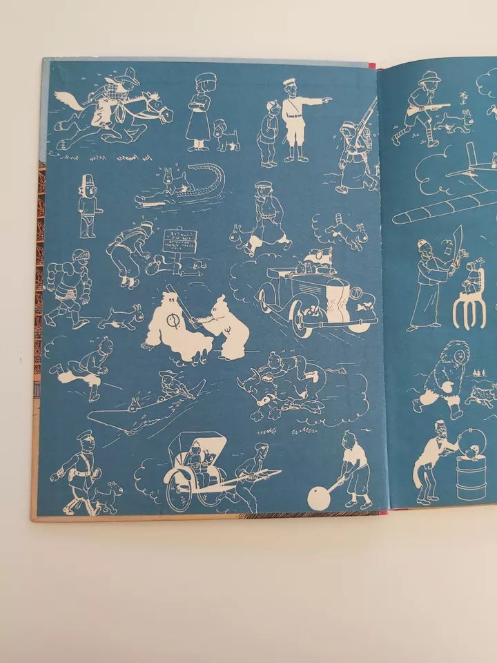 Ancienne bd tintin objectif lune 1953