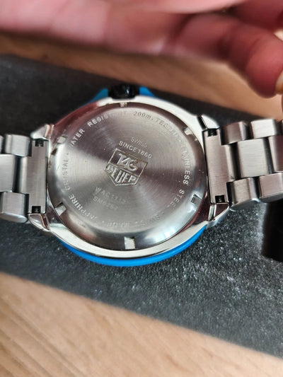 Montre TAG Heuer Formula 1 WAC1112 Quartz 41mm Acier Bleu Full Set Boite Papiers