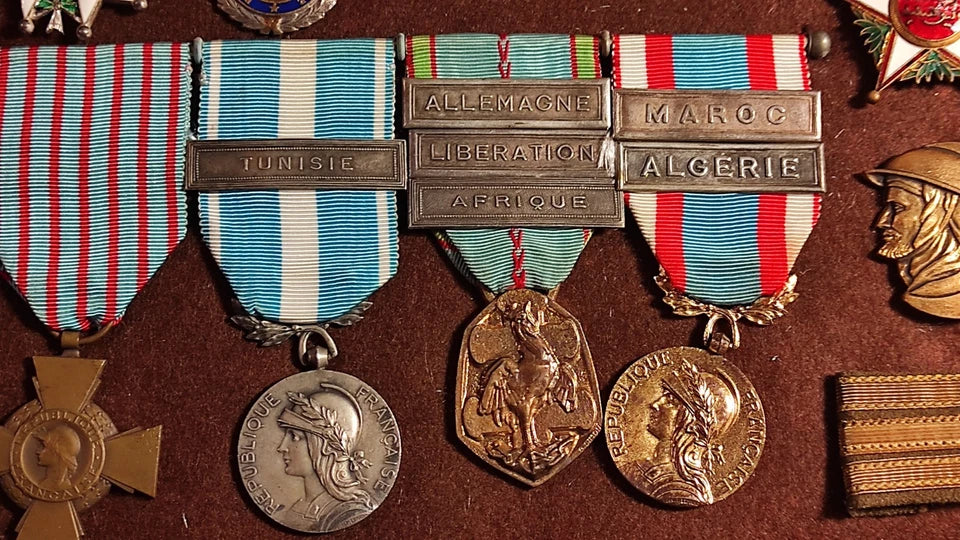 Croix De Guerre Tabors Goumiers Toe Medaille Militaire Legion D'Honneur