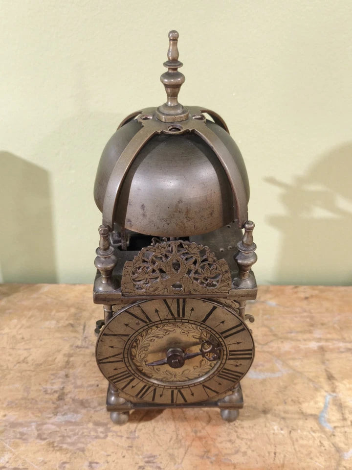 Mouvement Horloge Pendule Réveil Lanterne En Laiton À Cloche 18ème - 19ème