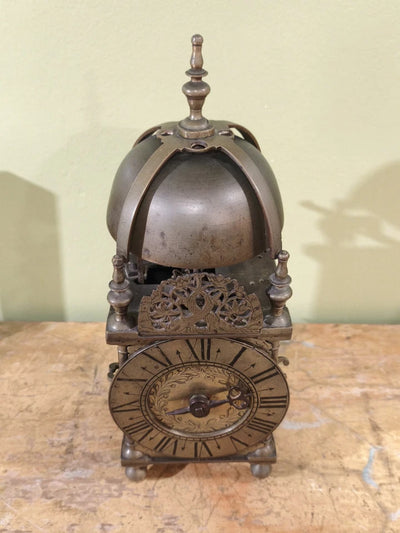 Mouvement Horloge Pendule Réveil Lanterne En Laiton À Cloche 18ème - 19ème