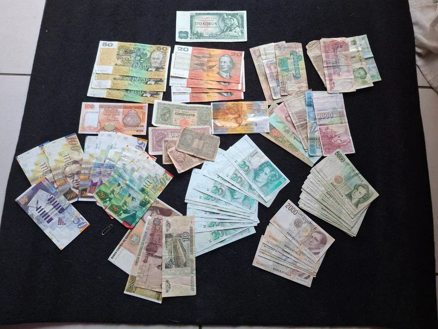 Lot De 190 Billets ( Banknotes) , France Et Monde,