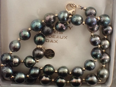 Collier Maison RAMBAUD Paris Perles de Tahiti +PERLES en OR 18 CARATS
