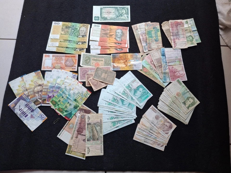 Lot De 190 Billets ( Banknotes) , France Et Monde,