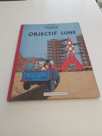 Ancienne bd tintin objectif lune 1953