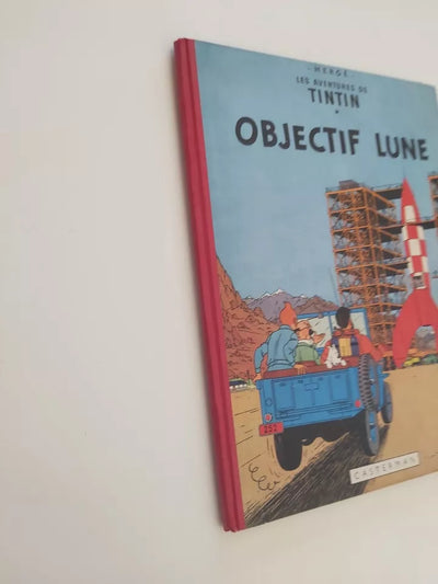 Ancienne bd tintin objectif lune 1953