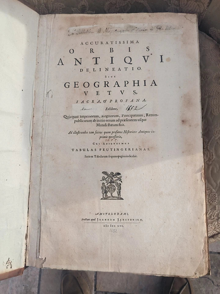Livre Ancien Geographie Ancienne Sacré Et Profane Xviieme - 1652