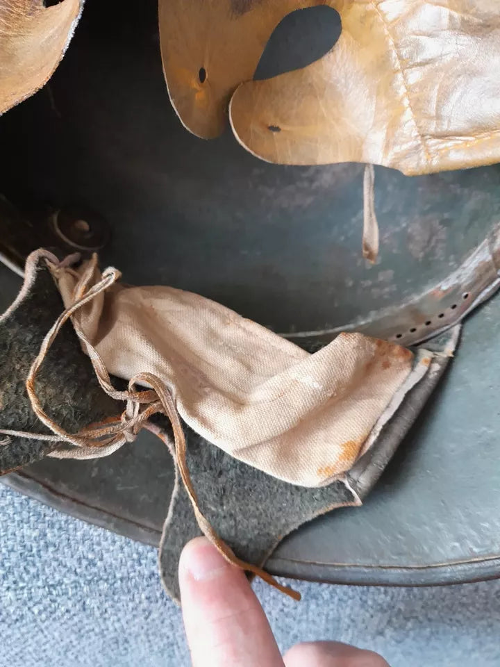Casque Allemand Stahlhelm Modèle 18 Ww1 No Casque Pointe Prussien
