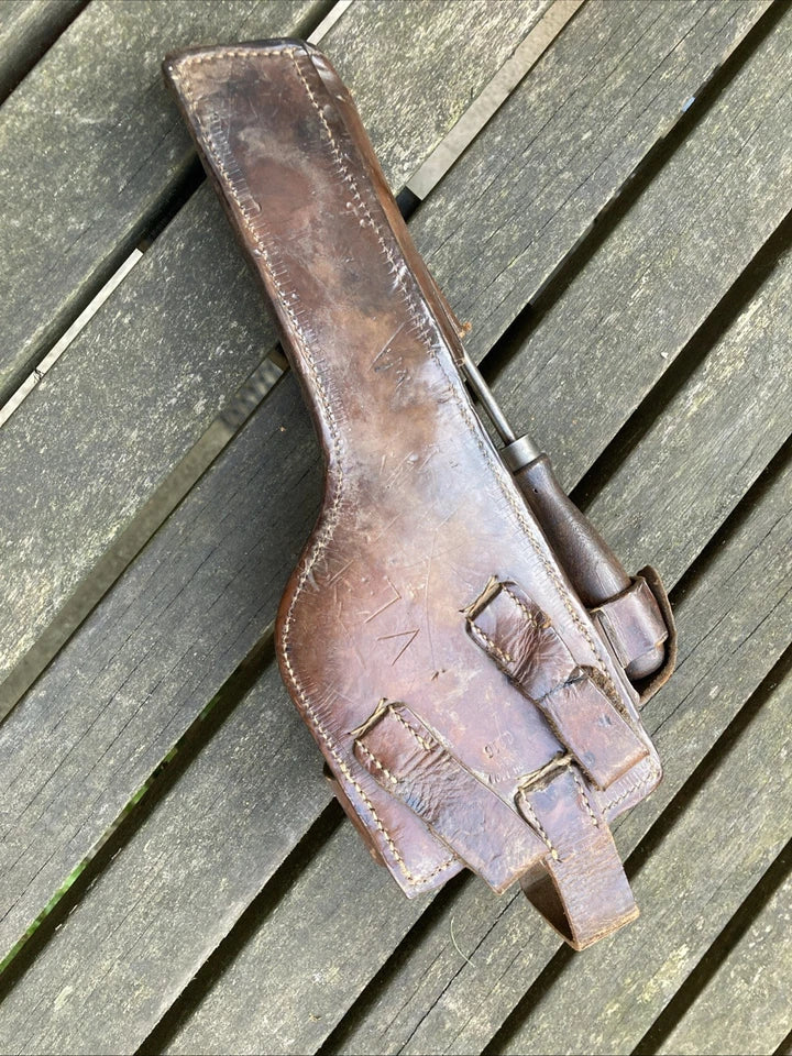 Brelage Étui Crosse Allemand C96 impérial WW1 daté 1916
