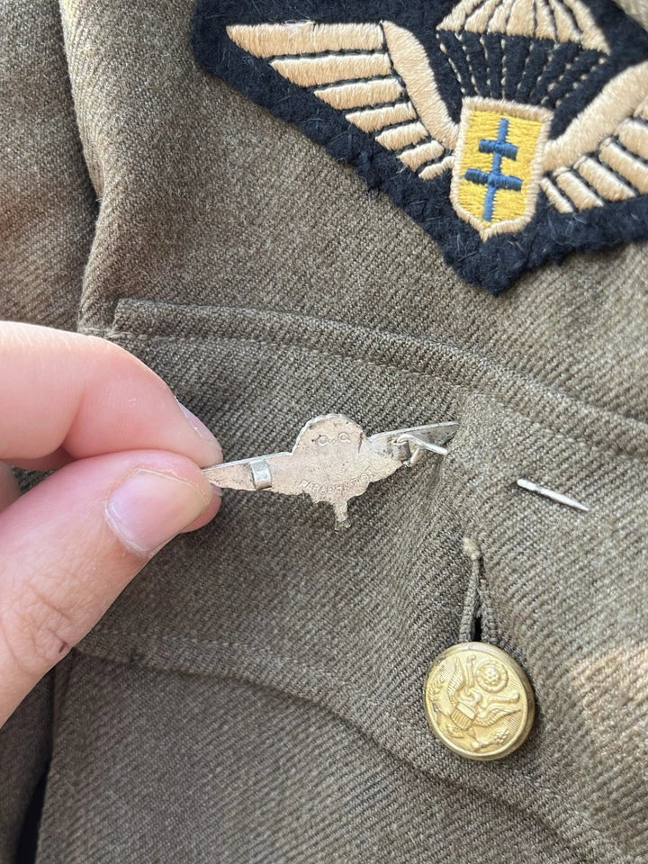 Veste Parachutiste Français SAS France Libre 1944 1945