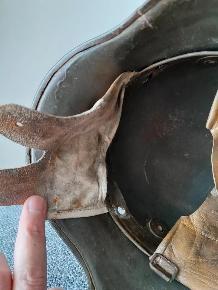 Casque Allemand Stahlhelm Modèle 18 Ww1 No Casque Pointe Prussien