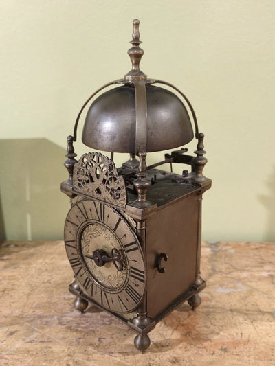 Mouvement Horloge Pendule Réveil Lanterne En Laiton À Cloche 18ème - 19ème