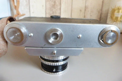 Appareil Photos Ancien Vintage Rectaflex Objectif Angénieux 50 Mm