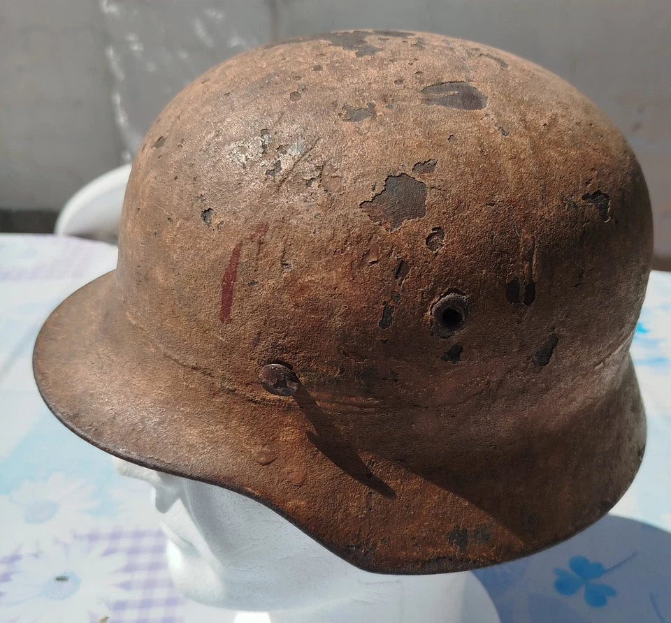 Casque Militaire Ww2 Stahlhelm Sable Afrikakorps Ak Luftwaffe