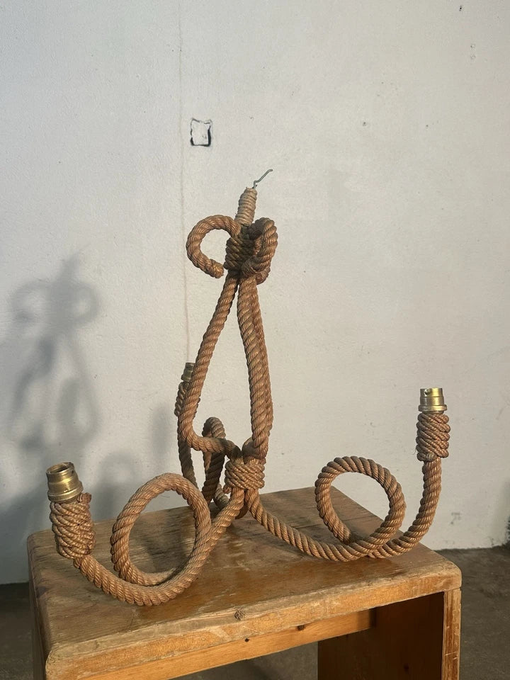 Audoux Minet Lustre En Corde Édition Vibot Des Années 1950