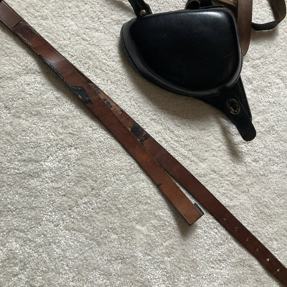 Etui 1892 France 1914 Ww1, Suspension Ceinture Et Cartouchière Officier