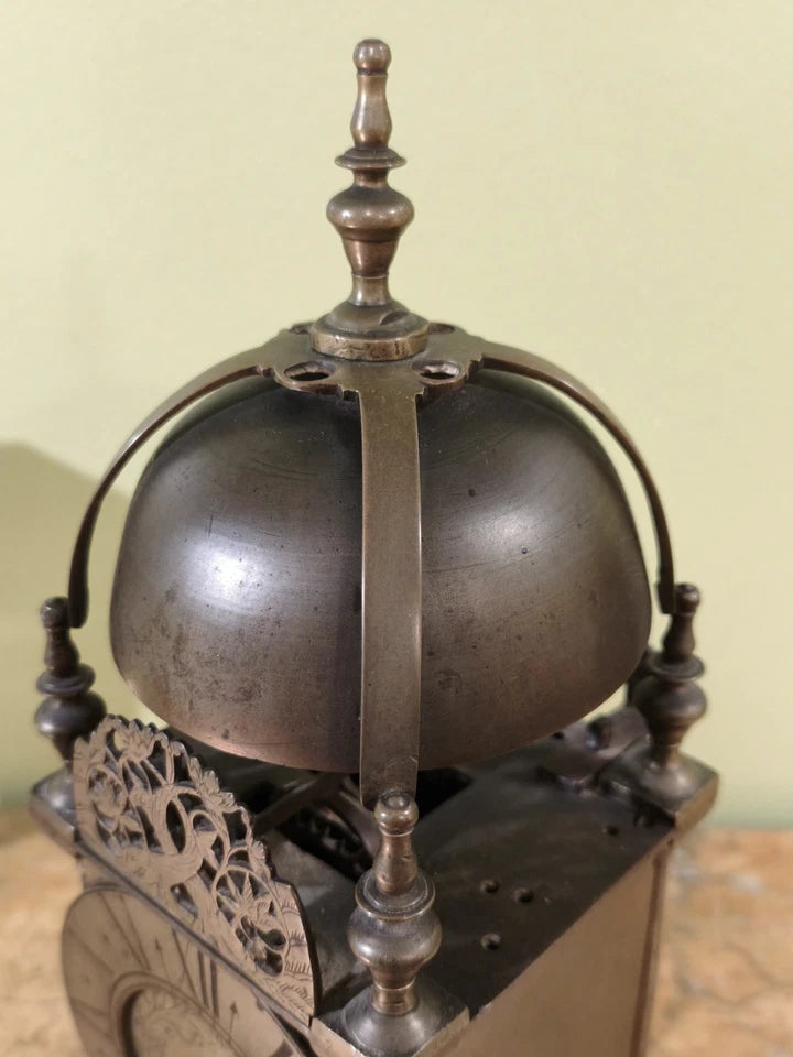 Mouvement Horloge Pendule Réveil Lanterne En Laiton À Cloche 18ème - 19ème