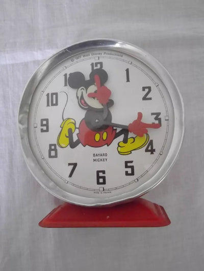 Ancien Réveil Animé Bayard Mickey, 1977 Walt Disney Productions
