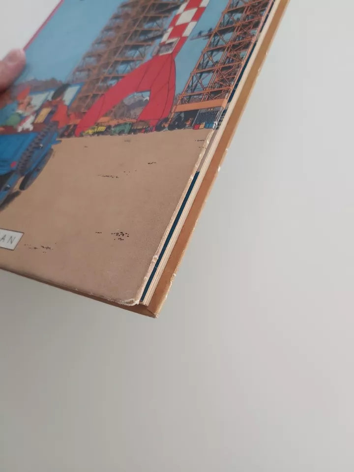 Ancienne bd tintin objectif lune 1953