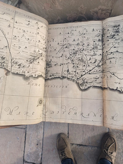 Livre Ancien Geographie Ancienne Sacré Et Profane Xviieme - 1652