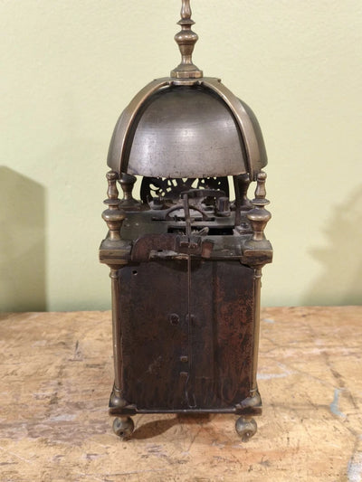 Mouvement Horloge Pendule Réveil Lanterne En Laiton À Cloche 18ème - 19ème